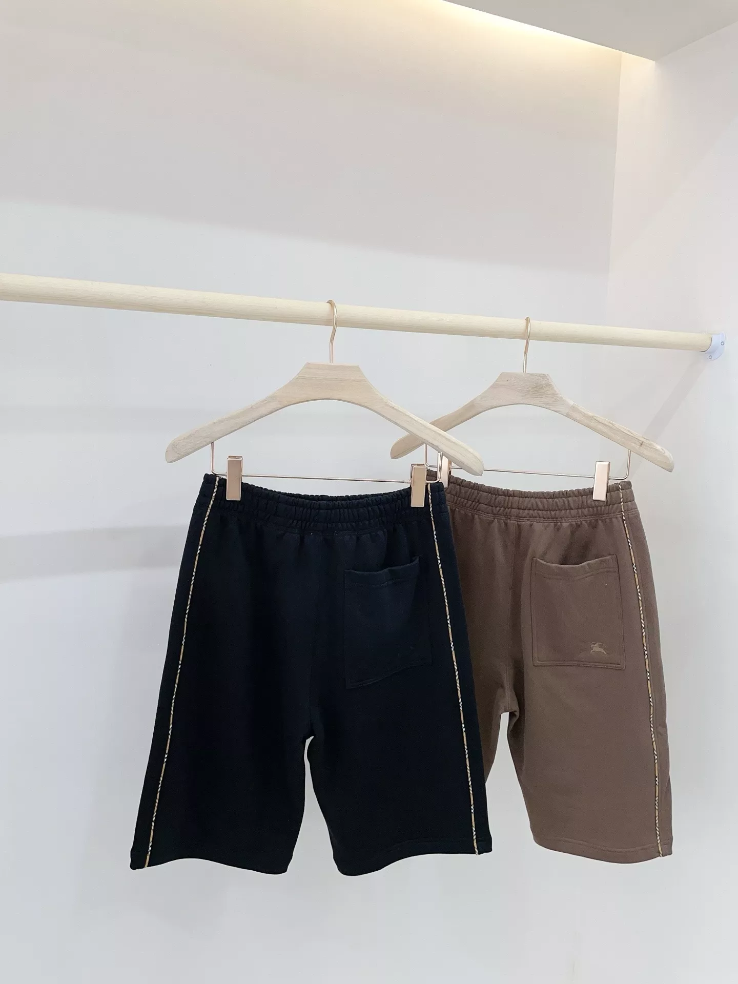 버버리 체크 포인트 코튼 반바지 상세 이미지 5