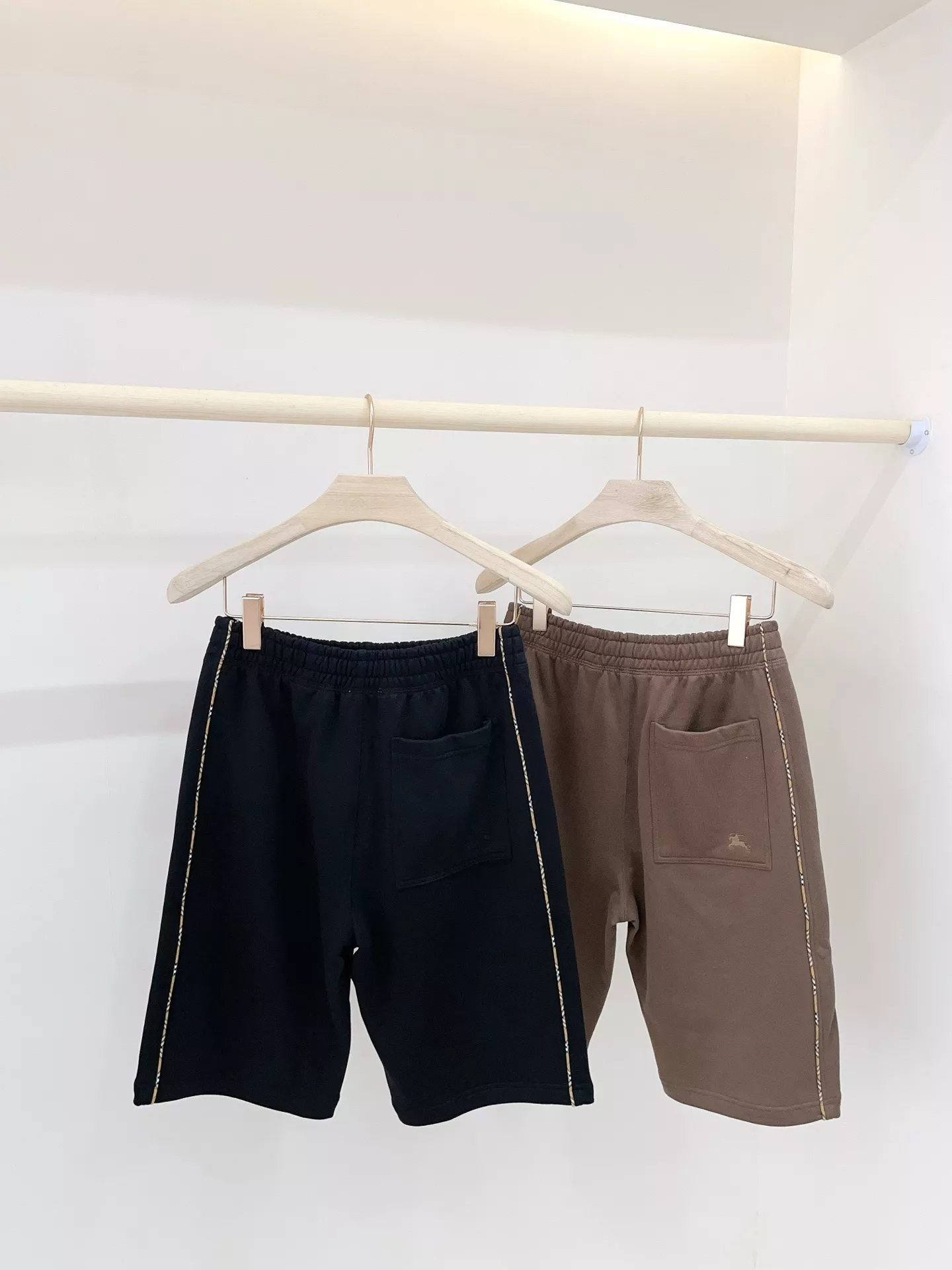 버버리 체크 포인트 코튼 반바지 상세 이미지 6