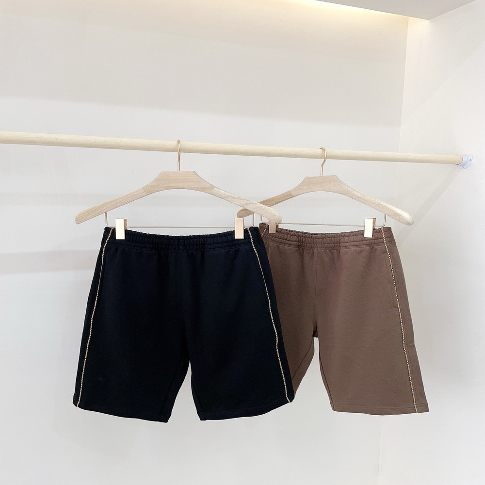 버버리 체크 포인트 코튼 반바지