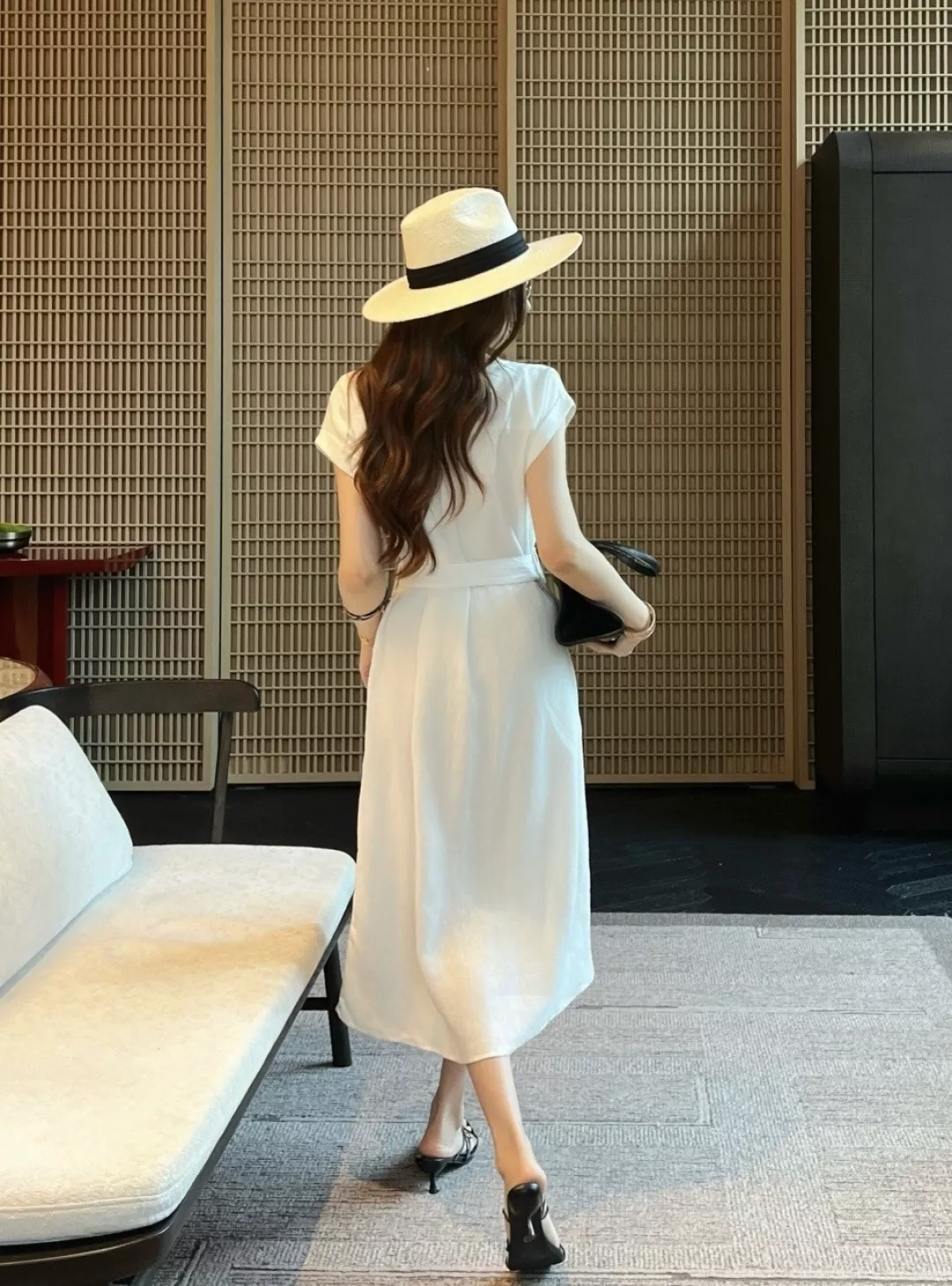 브루넬로쿠치넬리 린넨 벨트 셔츠 드레스 상세 이미지 18