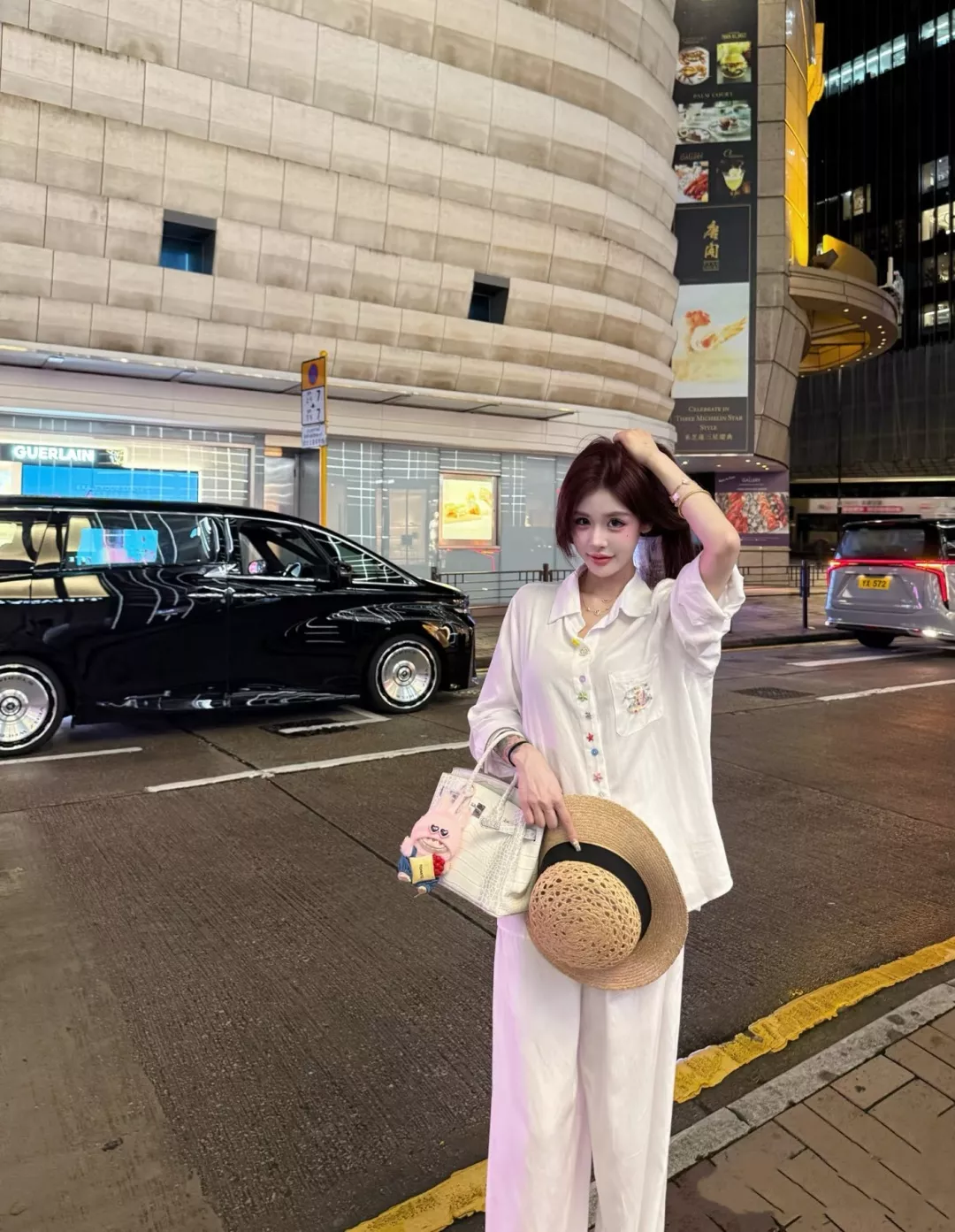 샤넬 컬러 버튼 자수 포켓 셔츠 상세 이미지 10