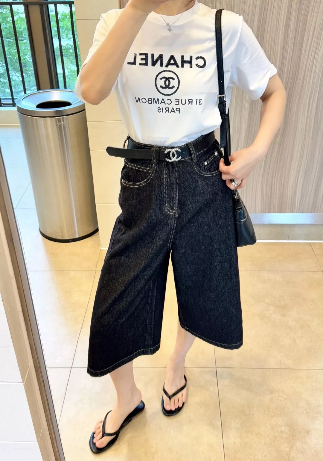 샤넬 하이웨이스트 와이드 팬츠 상세 이미지 18