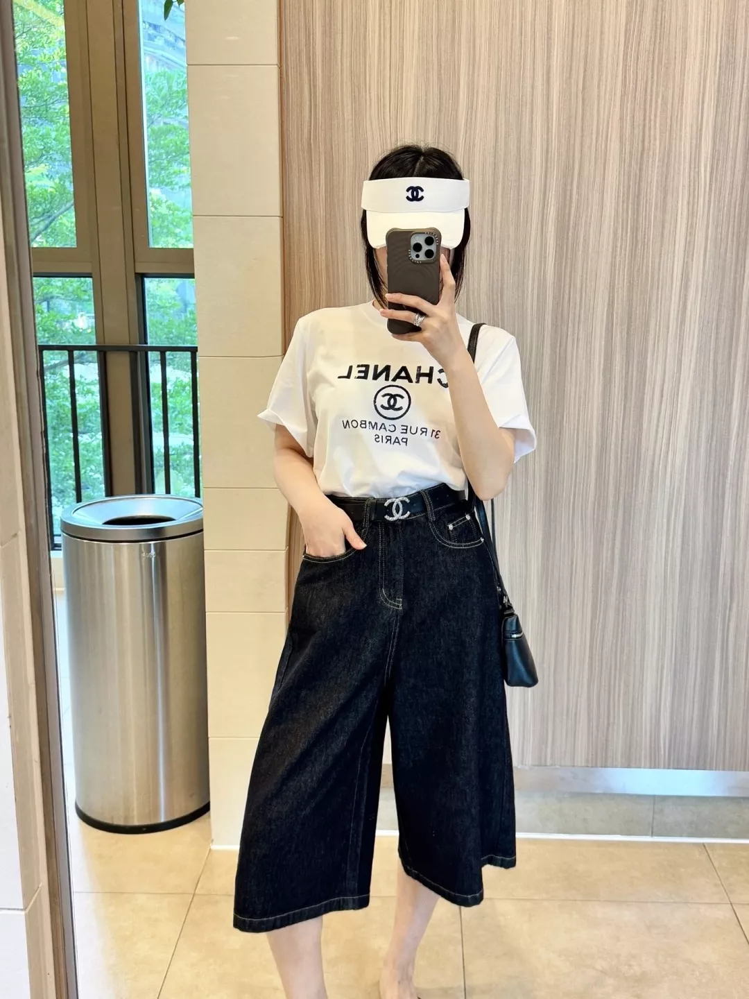 샤넬 하이웨이스트 와이드 팬츠 상세 이미지 15