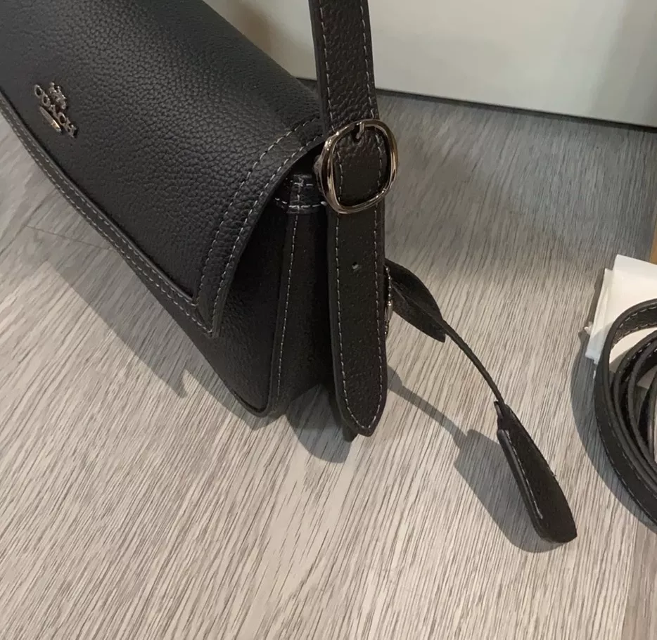 코치 빈티지 무드 체닐 숄더백 상세 이미지 6