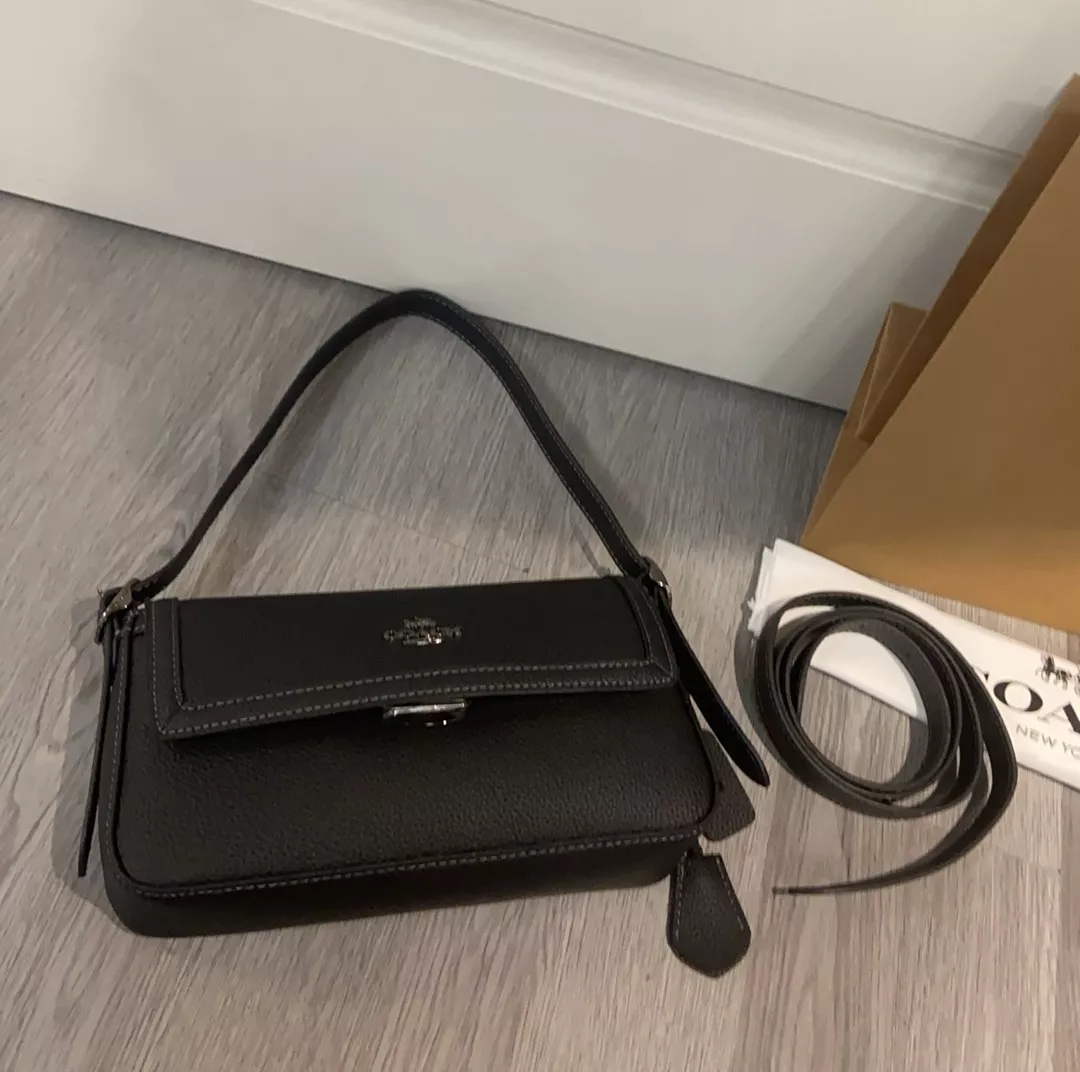코치 빈티지 무드 체닐 숄더백 상세 이미지 3