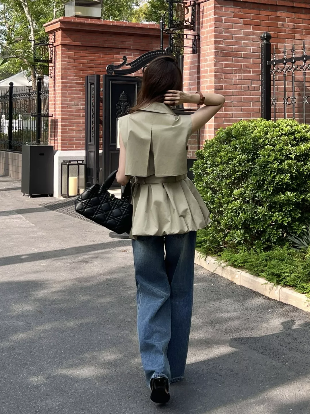 디올 카키 컬러 허리 벨트 베스트 상세 이미지 17