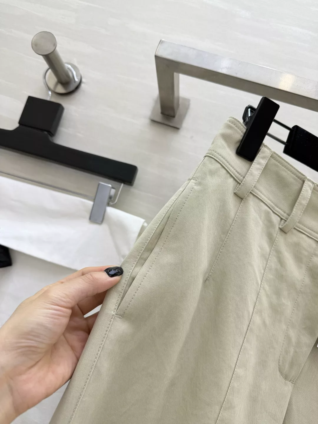 샤넬 하이웨이스트 와이드 팬츠 상세 이미지 4