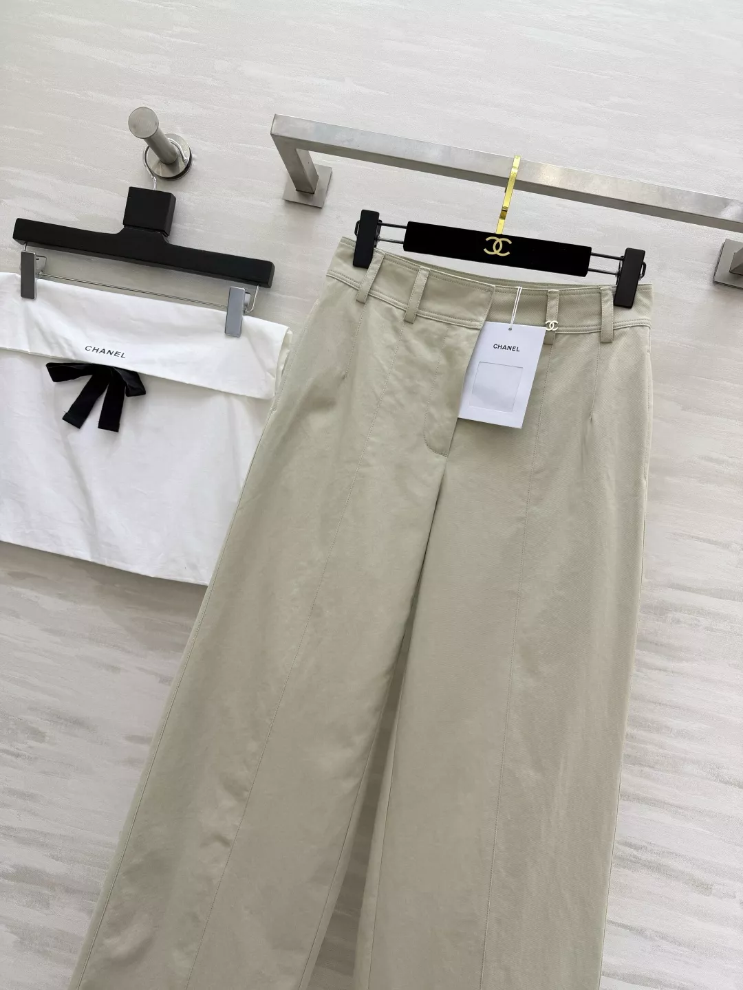 샤넬 하이웨이스트 와이드 팬츠 상세 이미지 6