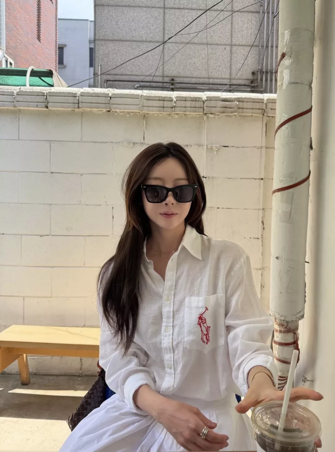 랄프로렌 전마 자수 포인트 린넨 셔츠 상세 이미지 15