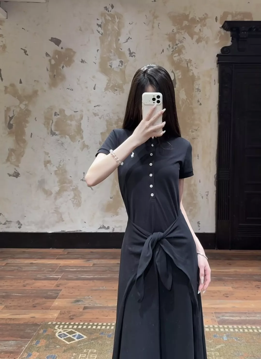 랄프로렌 폴로 카라 스트랩 원피스 상세 이미지 15