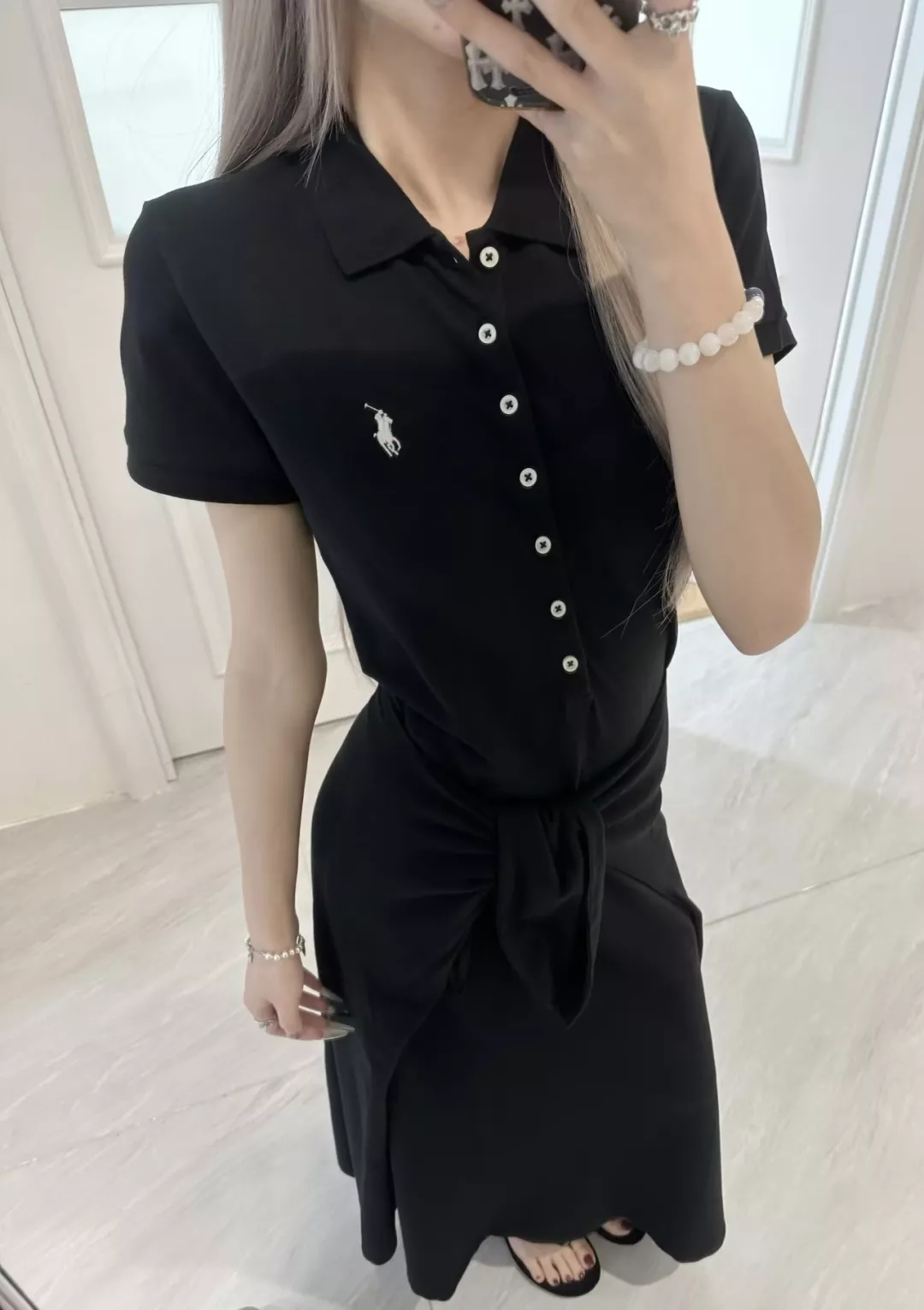 랄프로렌 폴로 카라 스트랩 원피스 상세 이미지 18