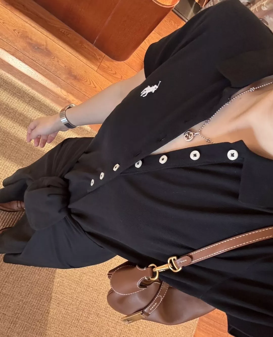 랄프로렌 폴로 카라 스트랩 원피스 상세 이미지 17