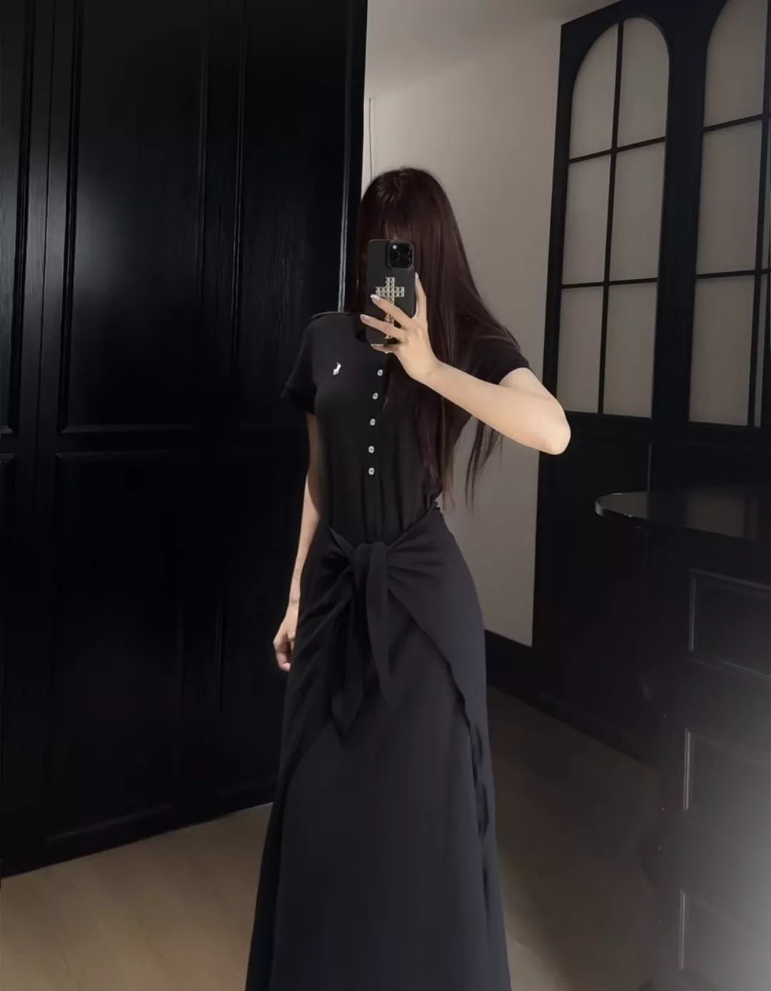 랄프로렌 폴로 카라 스트랩 원피스 상세 이미지 10