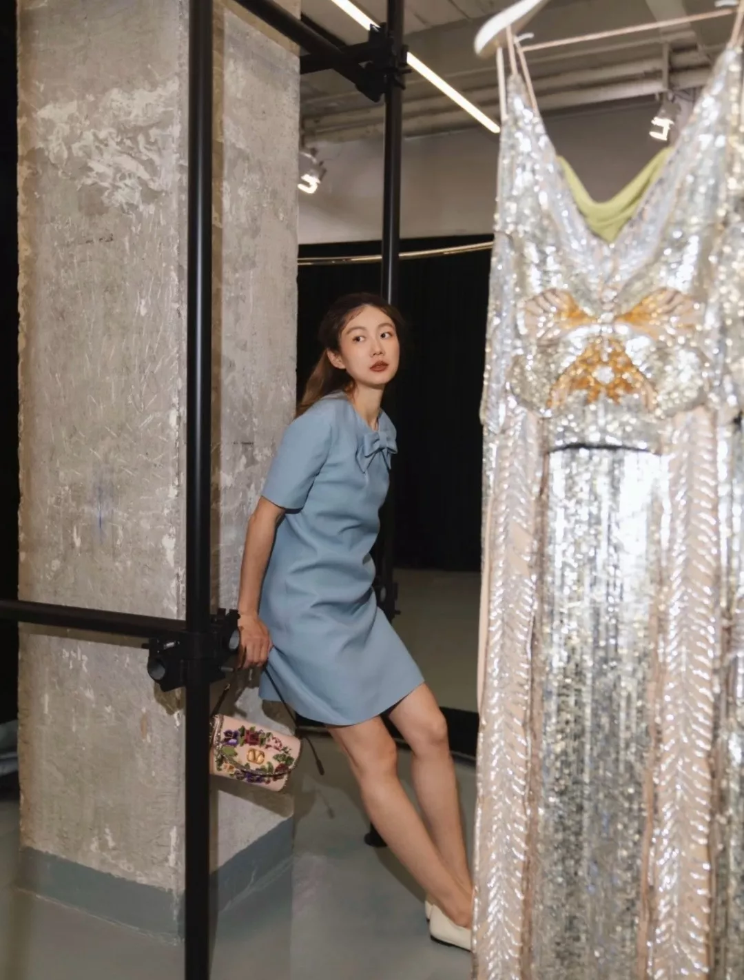 짐머만 내추럴 라미 펀칭 케이프 블라우스 상세 이미지 32