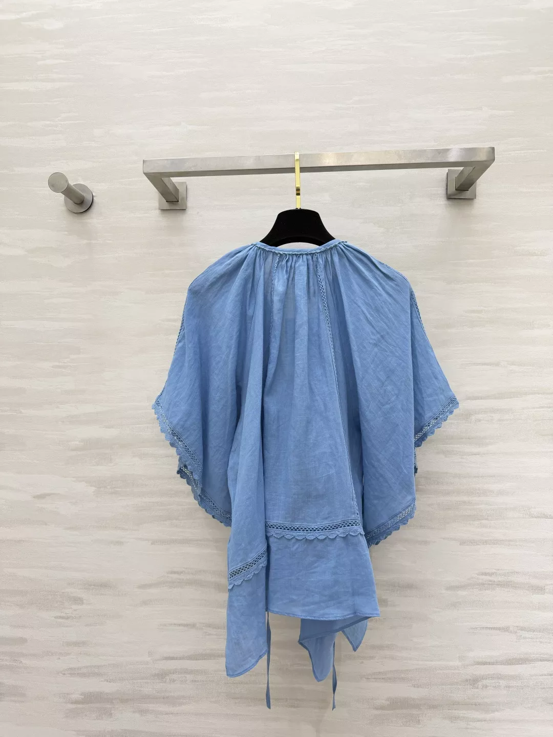 짐머만 내추럴 라미 펀칭 케이프 블라우스 상세 이미지 8
