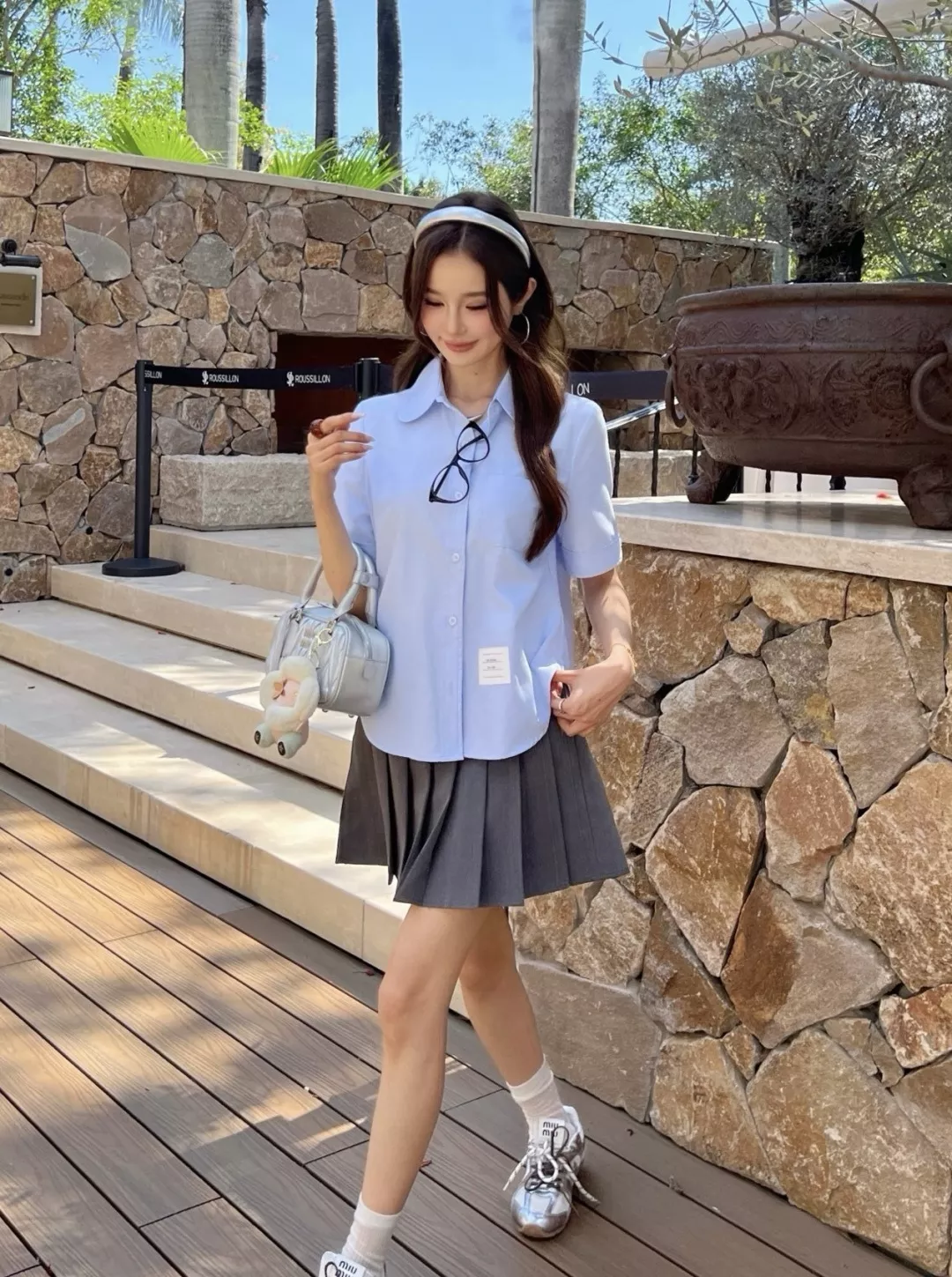 톰브라운 클래식 미니 카라 반소매 코튼 셔츠 상세 이미지 13