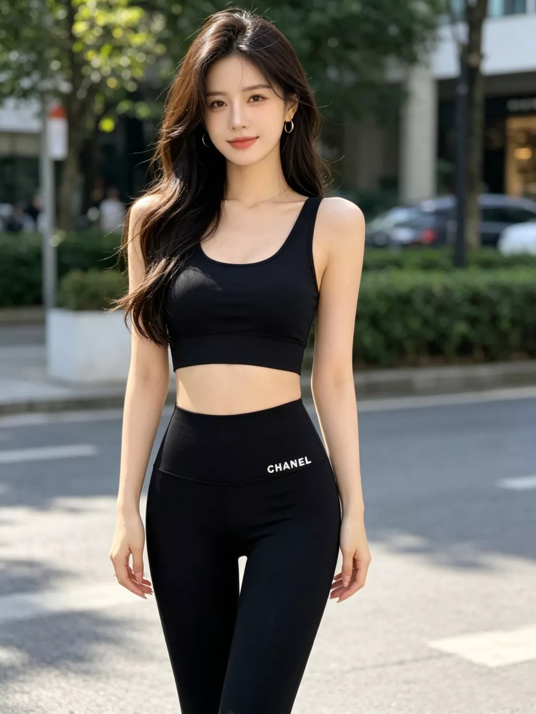샤넬 하이웨이스트 슬림 핏 샤크 팬츠 상세 이미지 27