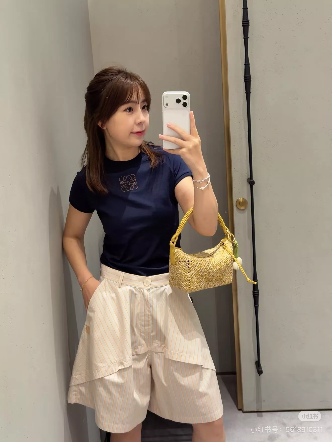 로에베 해체 디테일 코튼 와이드 팬츠 상세 이미지 7