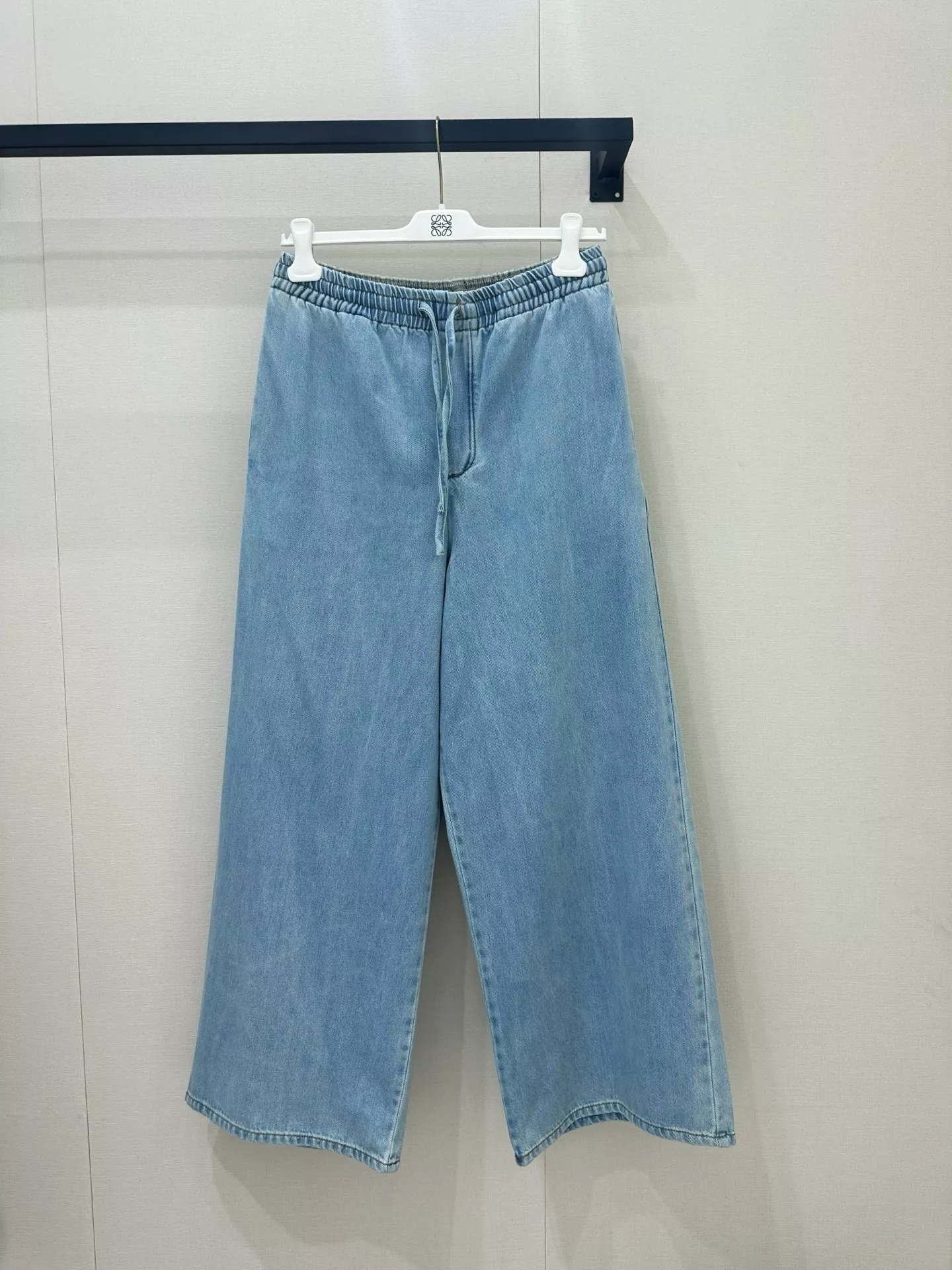 로에베 로고 밴딩 와이드 데님 팬츠 상세 이미지 10