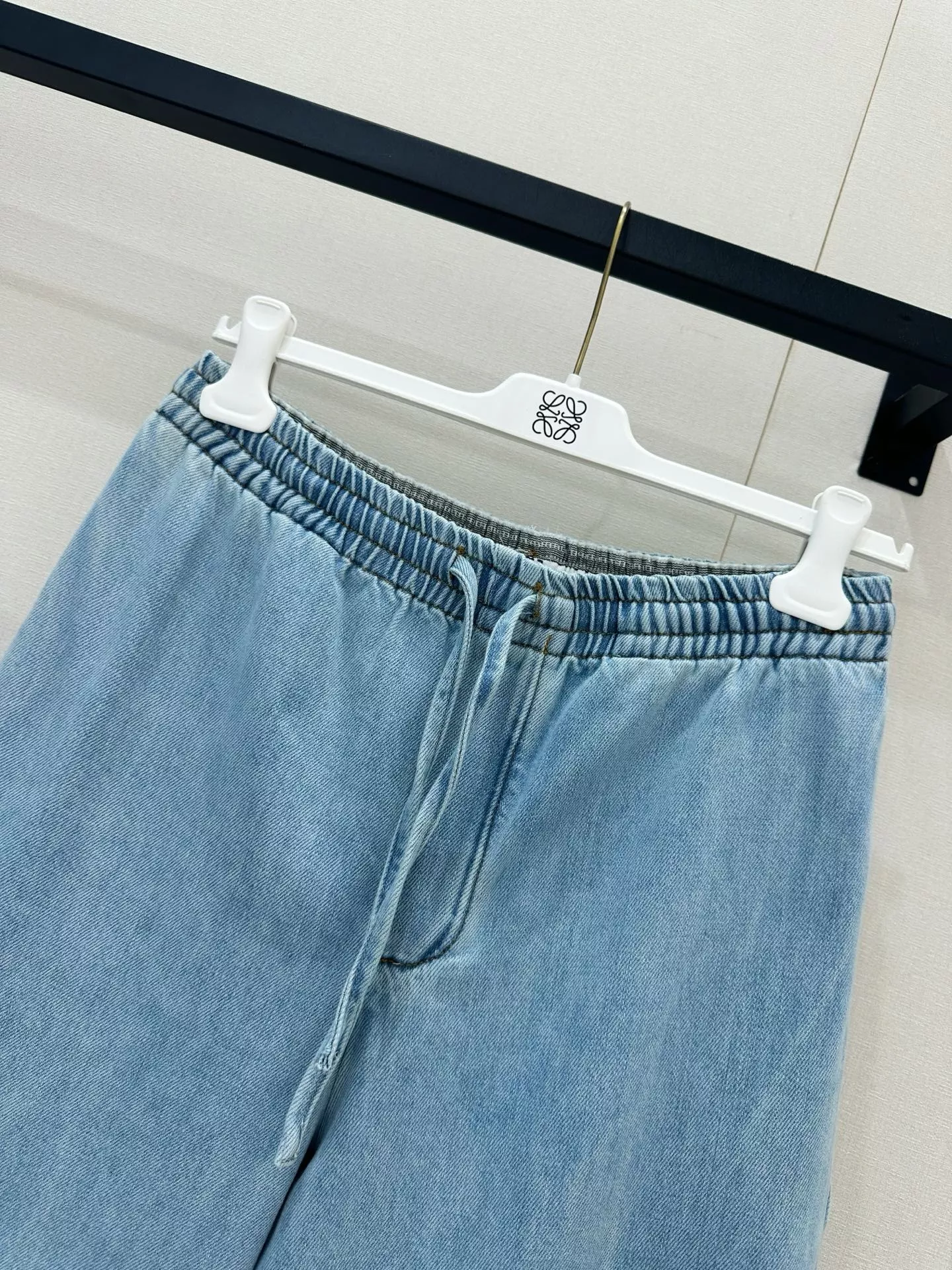 로에베 로고 밴딩 와이드 데님 팬츠 상세 이미지 13