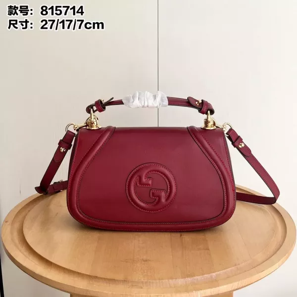 구찌 블론디 새들 플랩 백
