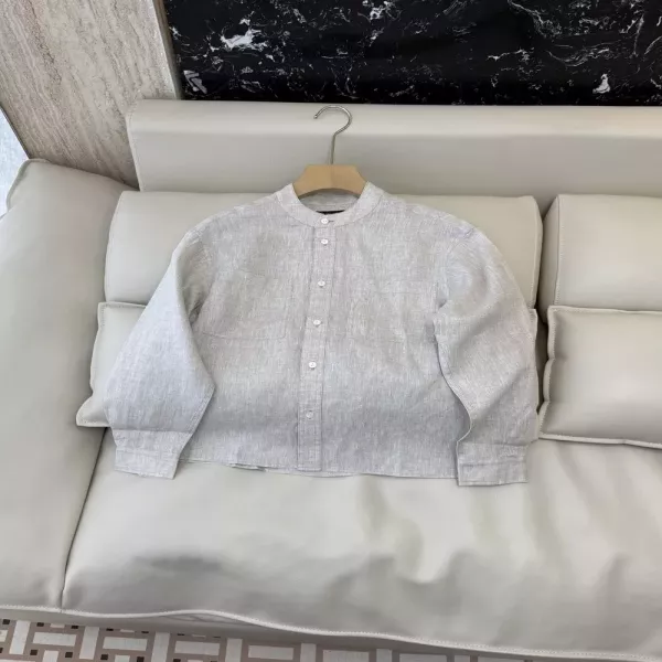 로로피아나 린넨 긴팔 버튼 셔츠
