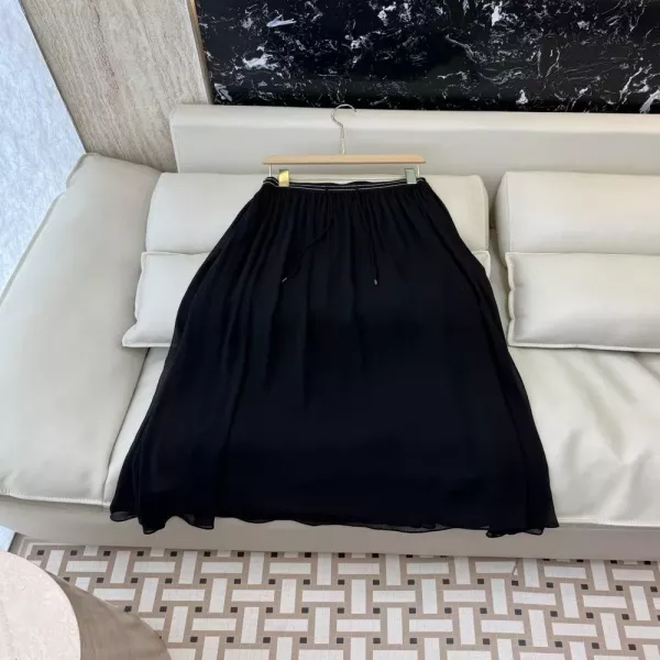 브루넬로쿠치넬리 체인 장식 플리츠 스커트