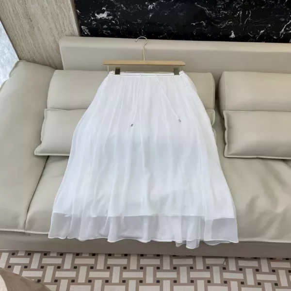 브루넬로쿠치넬리 체인 장식 플리츠 스커트