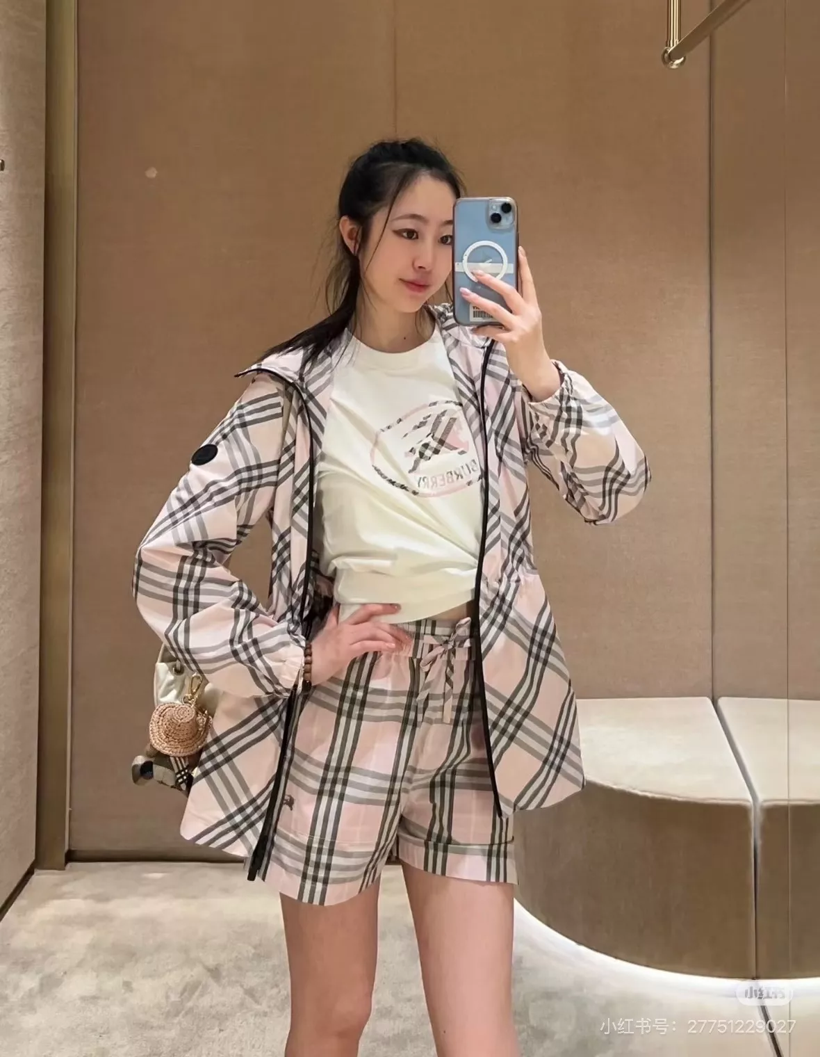 버버리 체크 패턴 코튼 쇼트 팬츠 상세 이미지 30