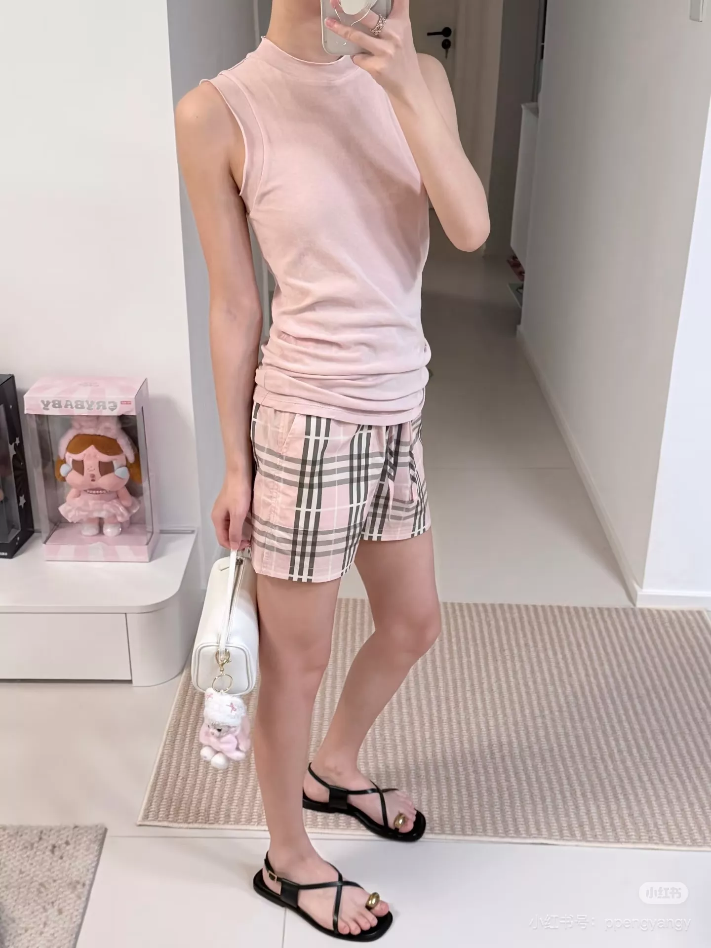 버버리 체크 패턴 코튼 쇼트 팬츠 상세 이미지 36