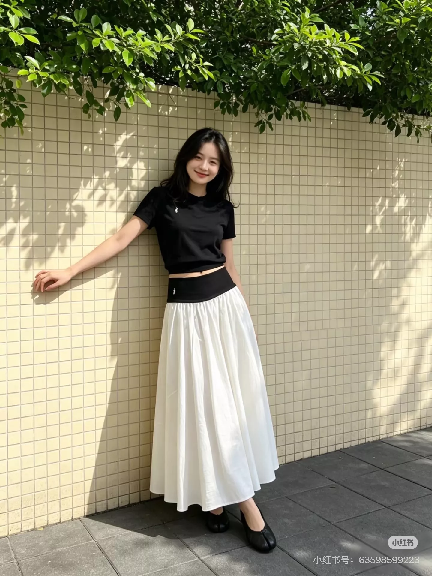 랄프로렌 자수 포인트 코튼 플레어 스커트 상세 이미지 29