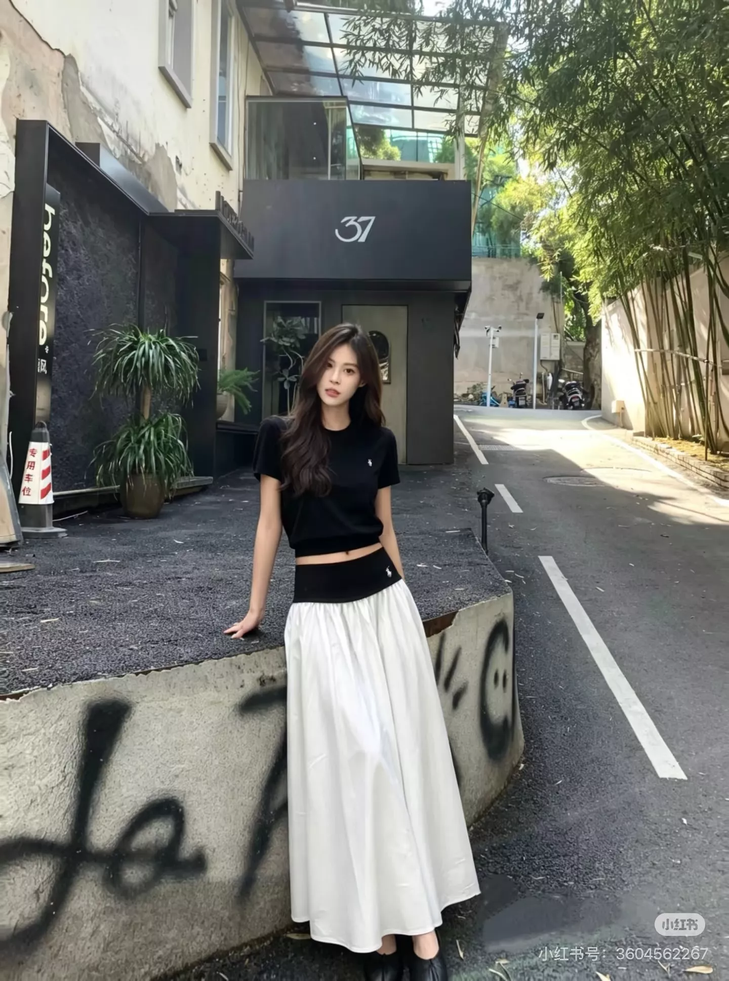 랄프로렌 자수 포인트 코튼 플레어 스커트 상세 이미지 33