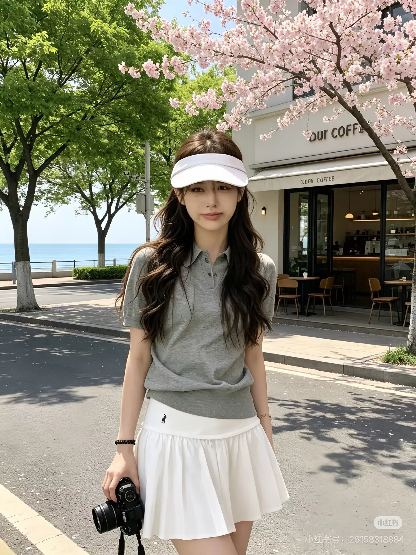 랄프로렌 플리츠 디테일 코튼 A라인 스커트 상세 이미지 36