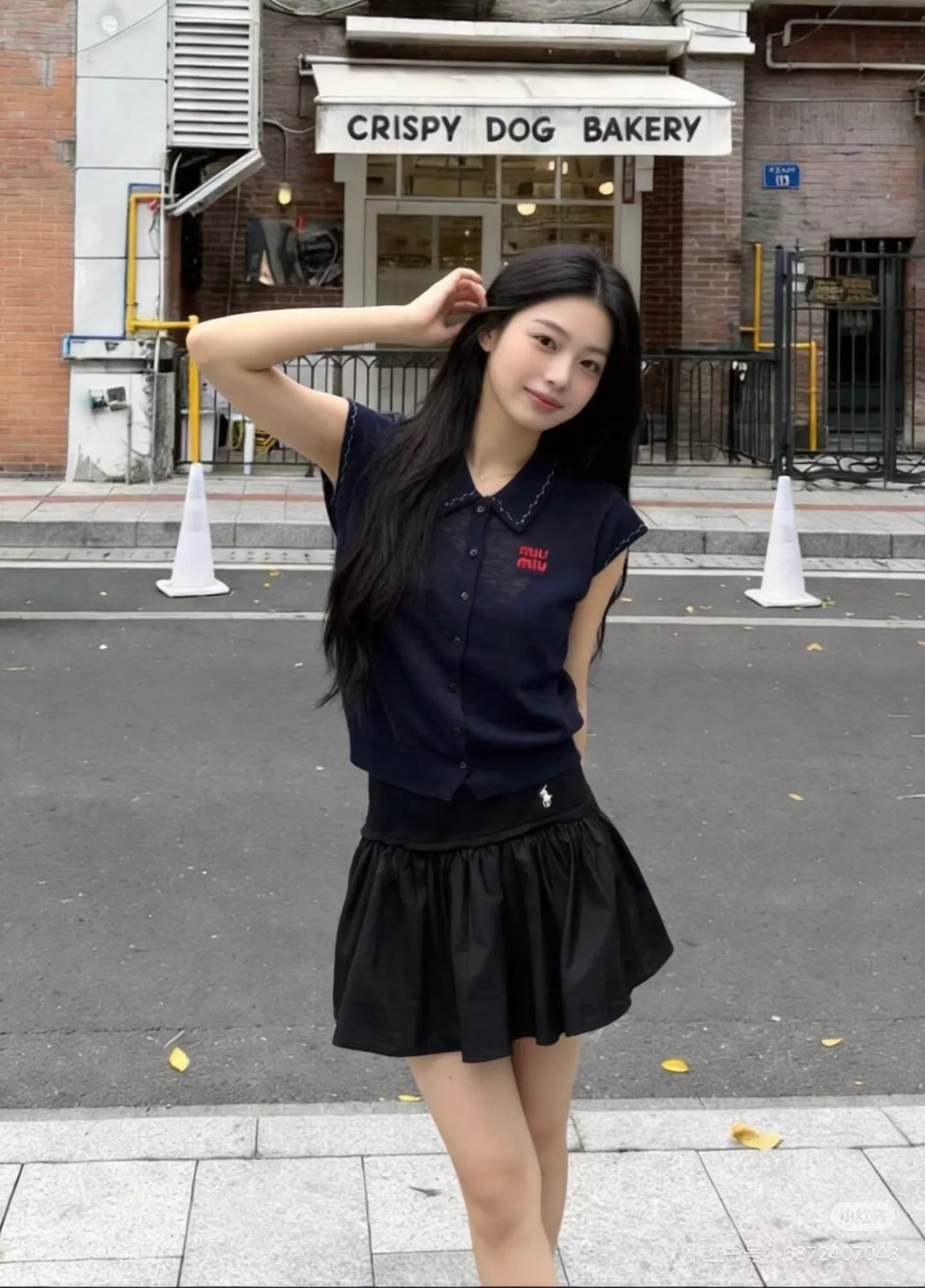 랄프로렌 플리츠 디테일 코튼 A라인 스커트 상세 이미지 50