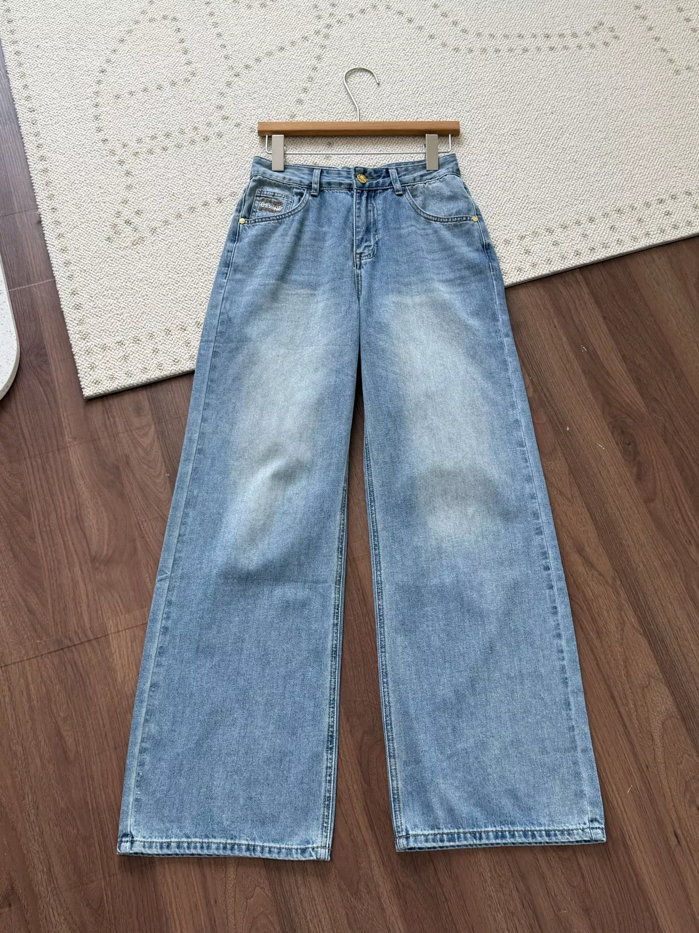 셀린느 일자 핏 워싱 청바지 상세 이미지 10
