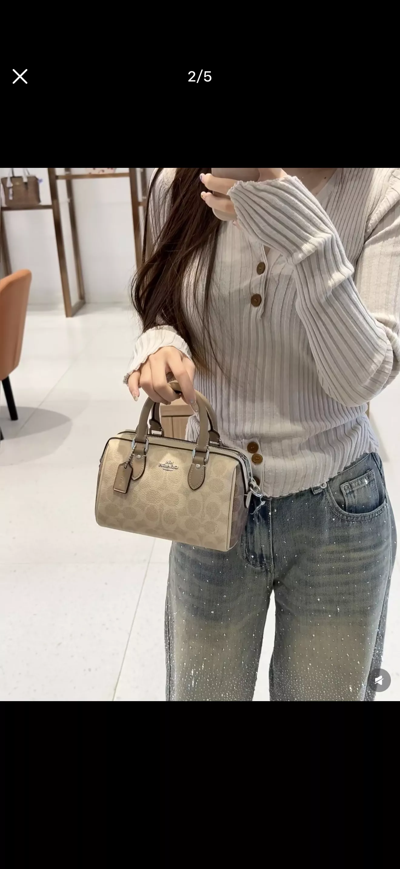 코치 미니 필로우 실루엣 백 상세 이미지 13