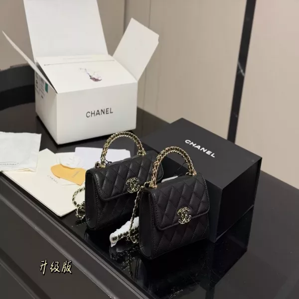 샤넬 켈리 스타일 체인 핸들 백