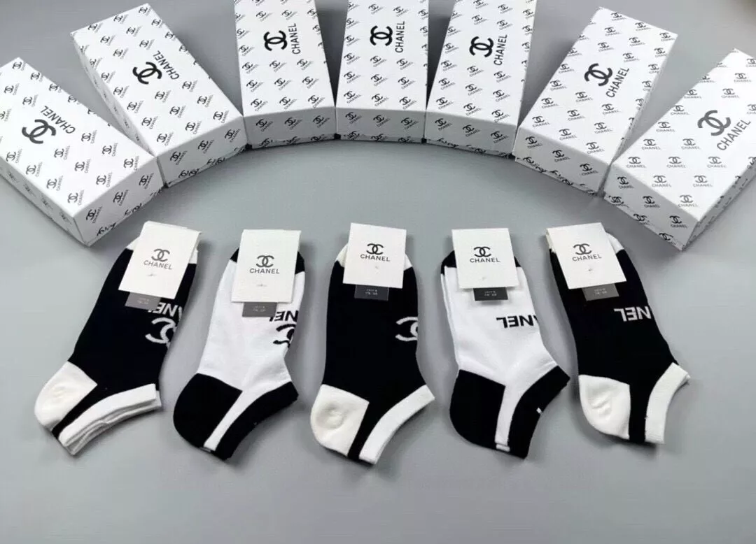 샤넬 로고 포인트 코튼 삭스 세트 상세 이미지 3