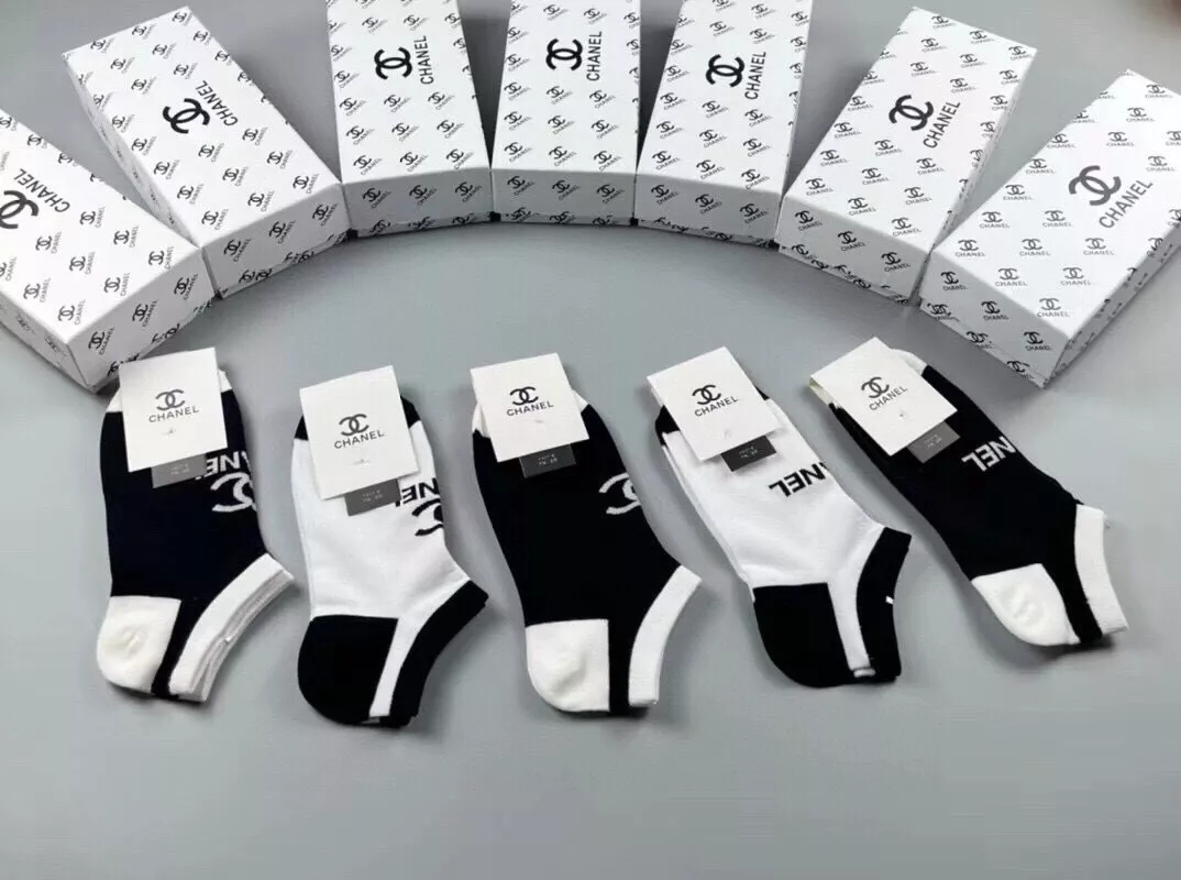 샤넬 로고 포인트 코튼 삭스 세트 상세 이미지 5