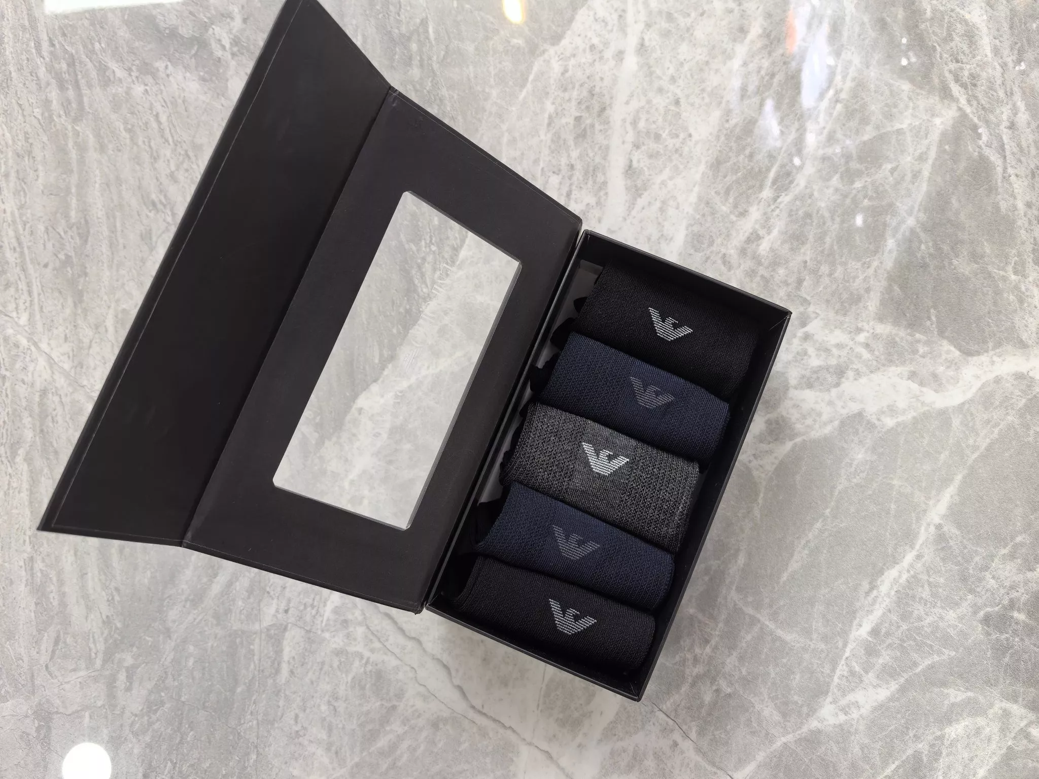아르마니 모달 소재 비즈니스 중목 삭스 세트 상세 이미지 7