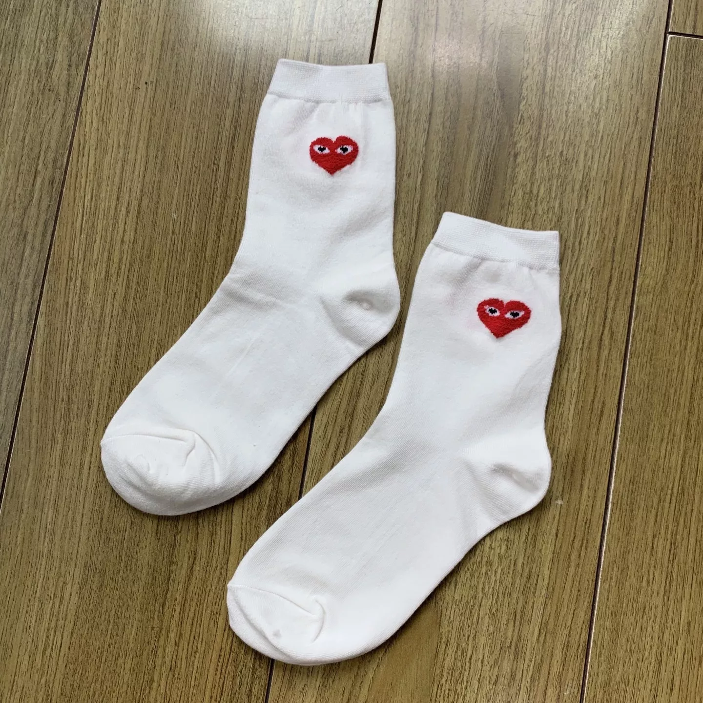 꼼데가르송 하트 포인트 코튼 중목 삭스 상세 이미지 6