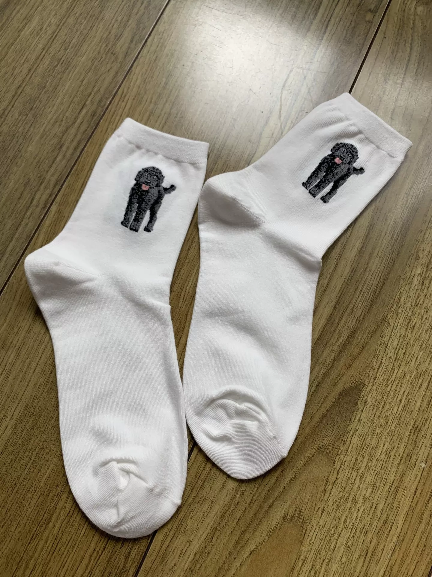 노브랜드 귀여운 강아지 포인트 중목 코튼 삭스 상세 이미지 7