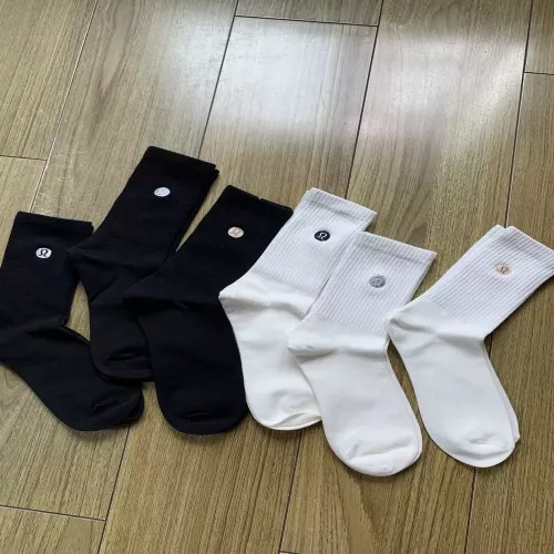 룰루레몬 자수 포인트 순면 중목 삭스 세트