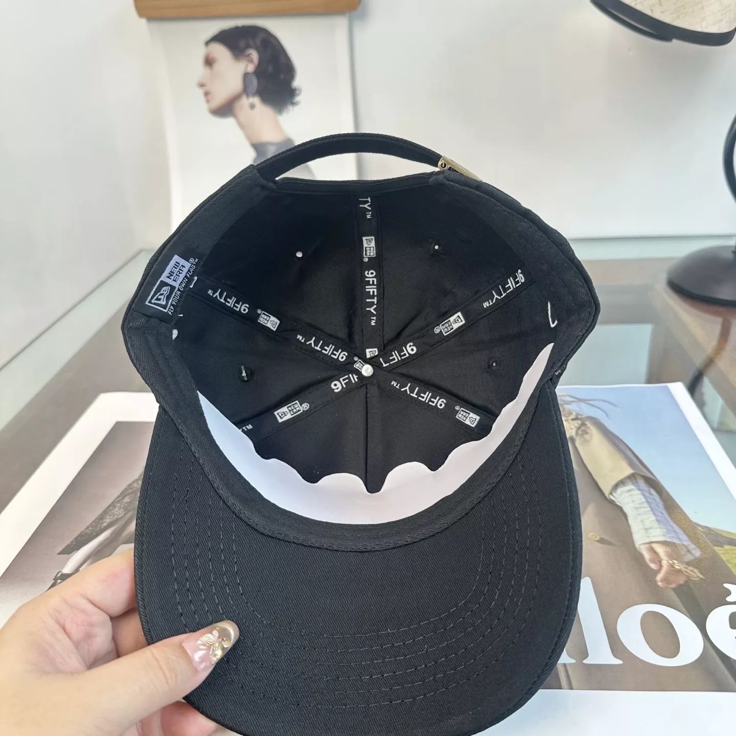 엠엘비 자수 포인트 베이스볼 캡 상세 이미지 4