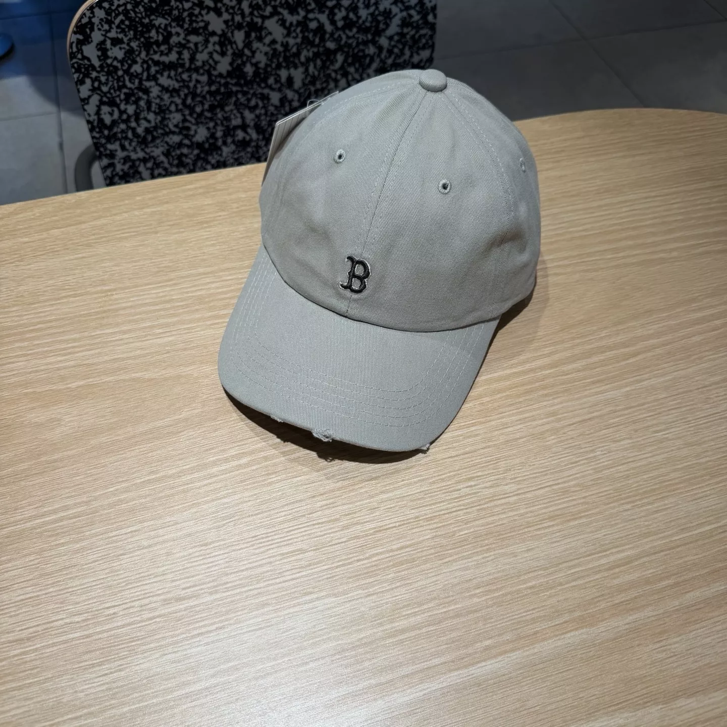 엠엘비 미니 자수 로고 워싱 캡 상세 이미지 4