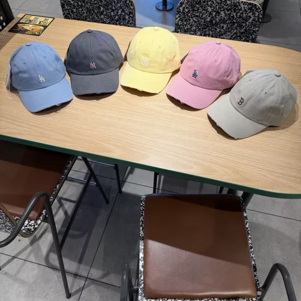 엠엘비 미니 자수 로고 워싱 캡