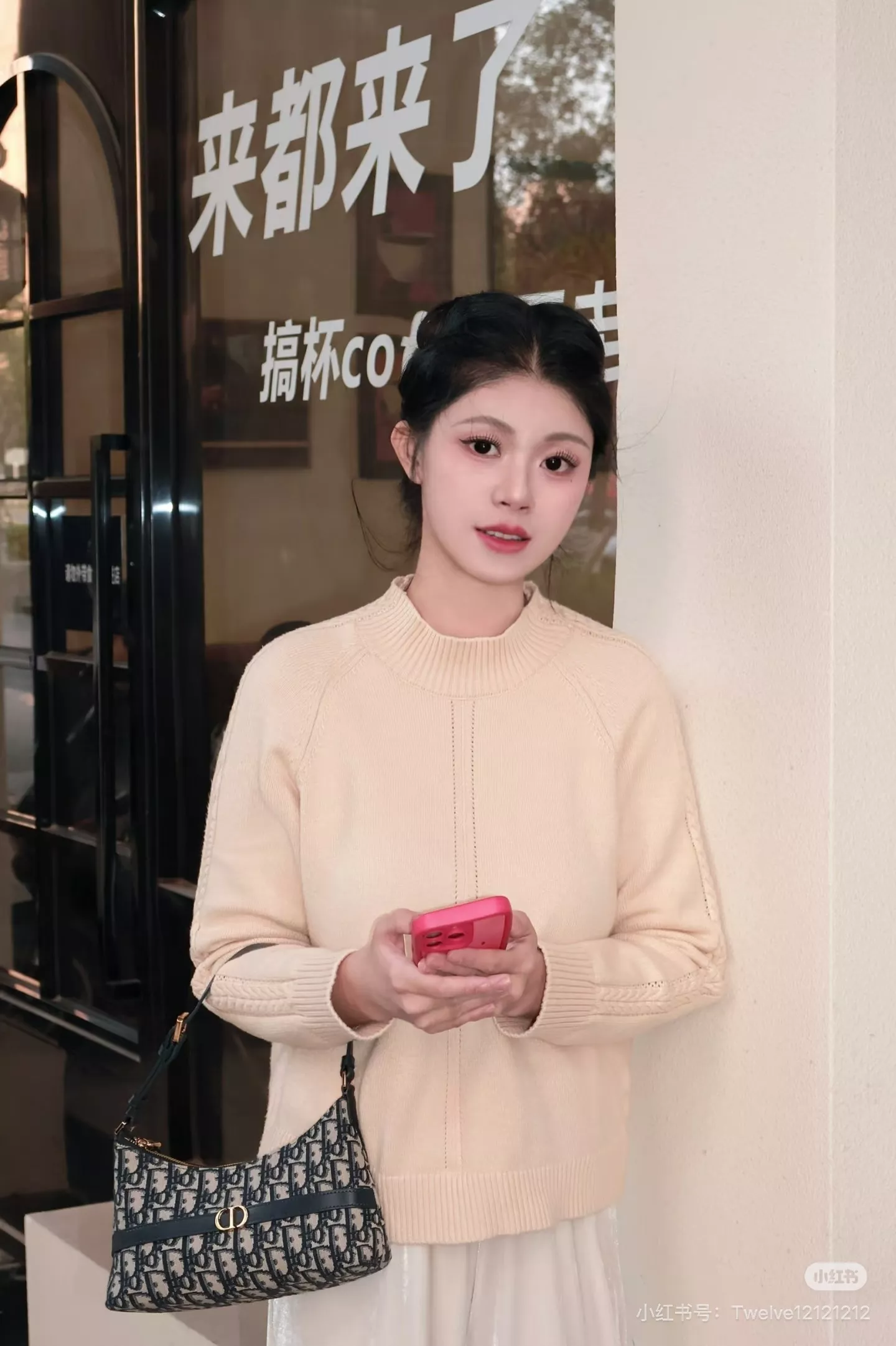 디올 미스 카로 올오버 패턴 겨드랑이 가방 상세 이미지 16