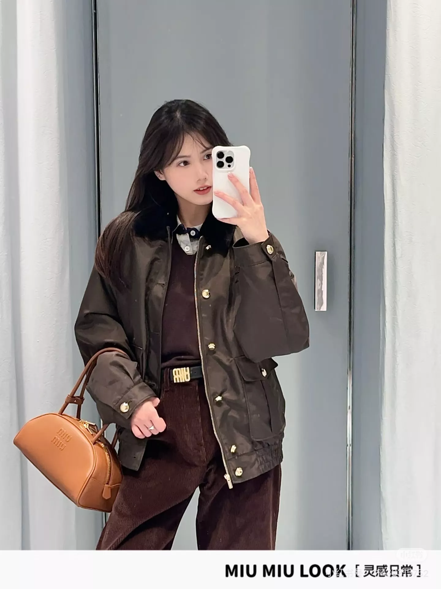 미우미우 반달 쉘 실루엣 숄더 겸 크로스 가방 상세 이미지 19