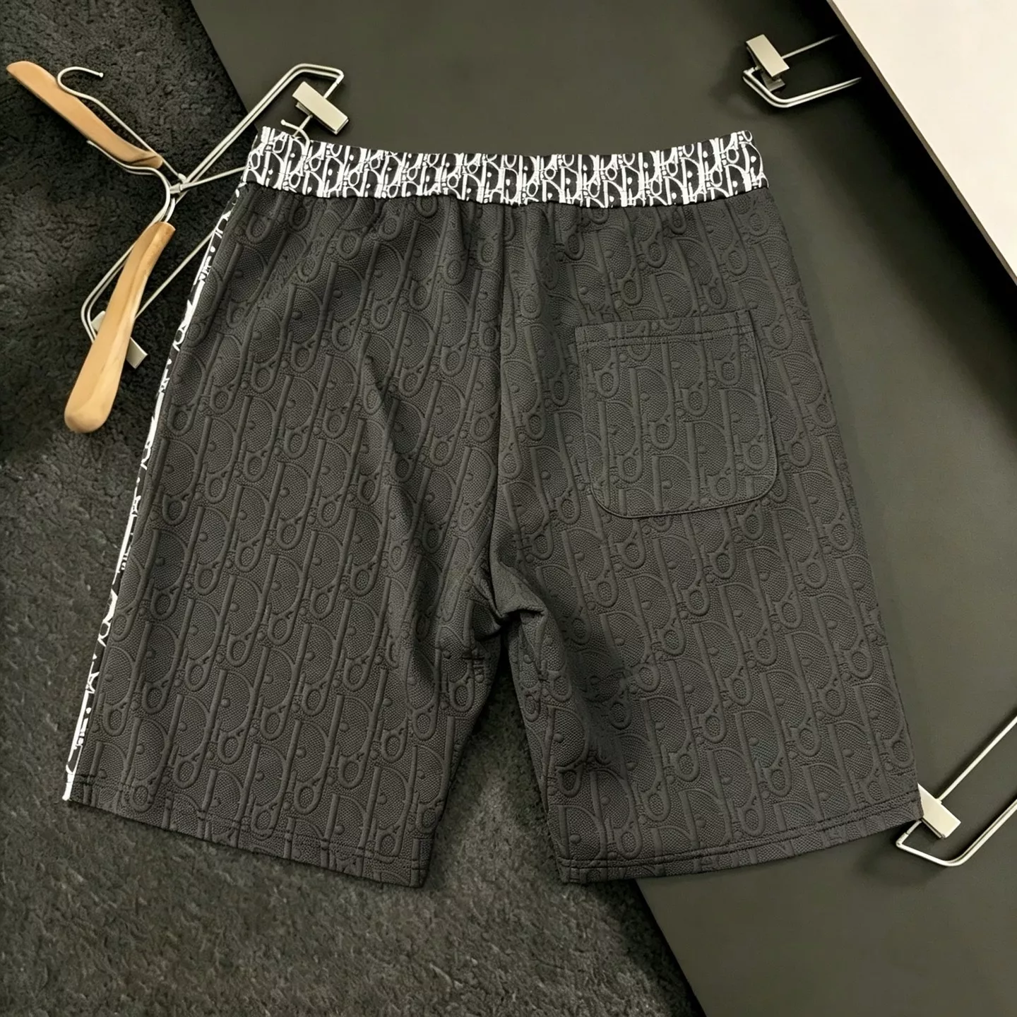 디올 더블 디 자카드 드로스트링 쇼츠 상세 이미지 2