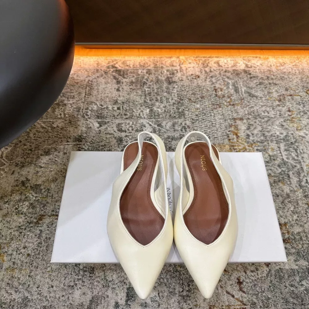 네우스 우아한 무드의 슬링백 슈즈